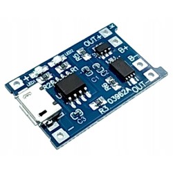 Ładowarka Micro USB 1A do Li-pol 18650 na TP4056